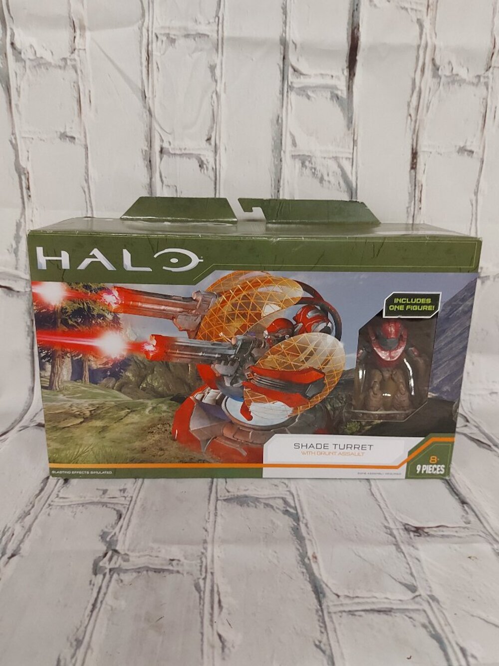 Halo Shade Turret with Grunt Assault Figure 9 Piece Set